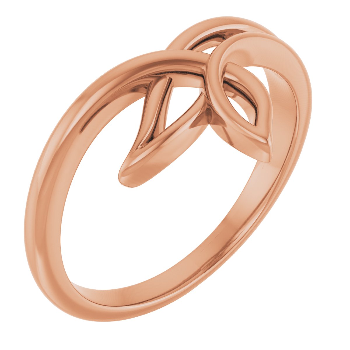 14K Rose Freeform Ring