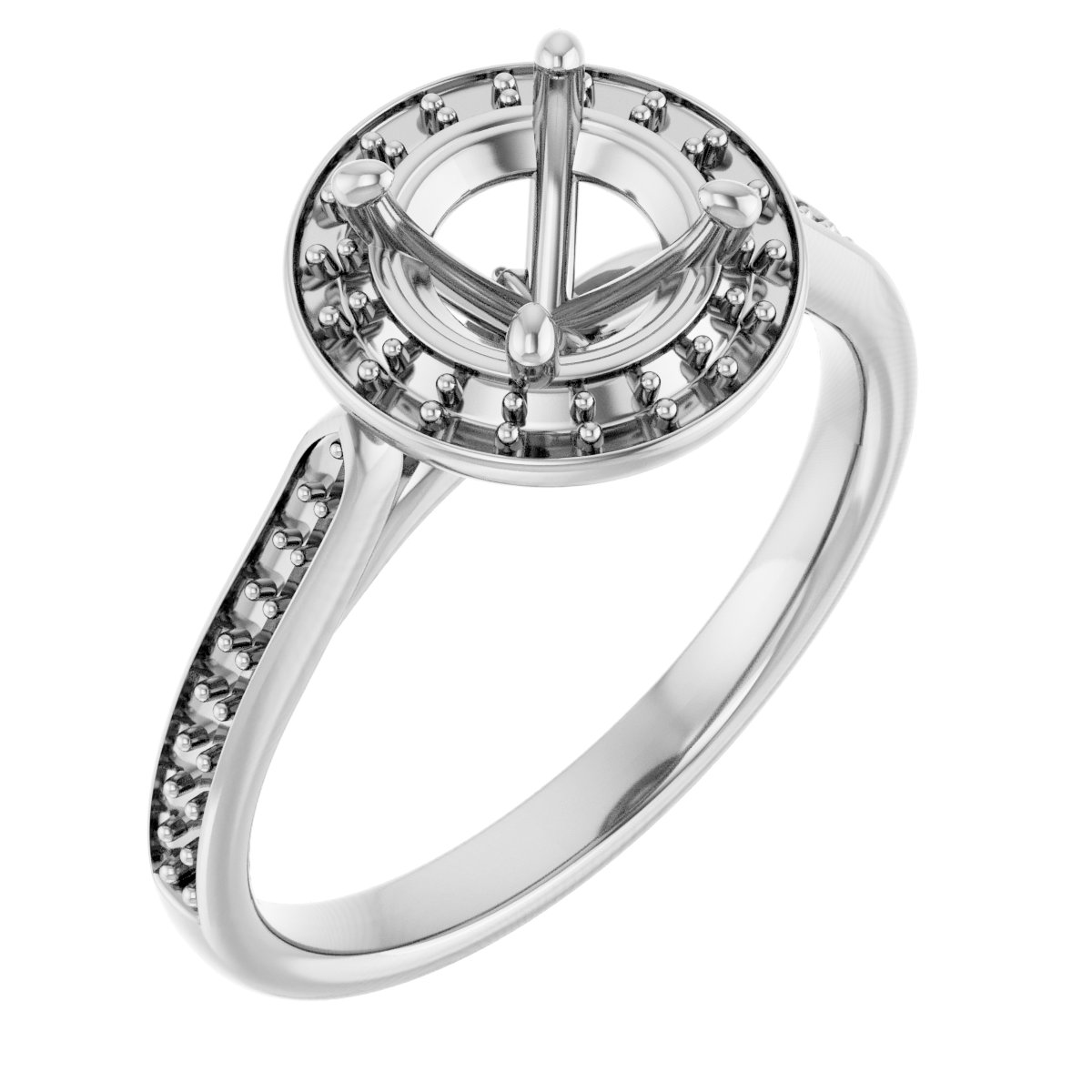 Halo-Style Engagement Ring