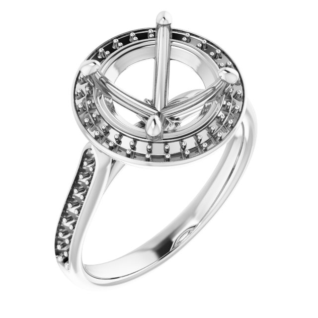 Halo-Style Engagement Ring