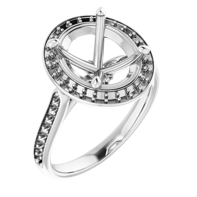 Halo-Style Engagement Ring