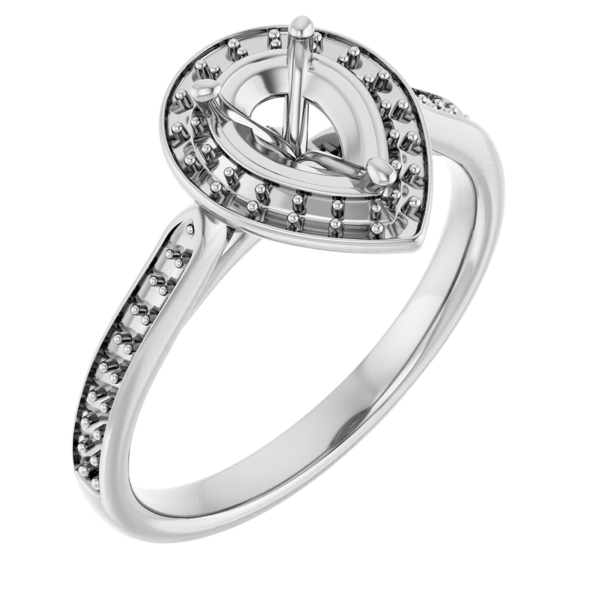 Halo-Style Engagement Ring