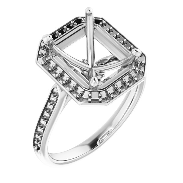 Halo-Style Engagement Ring