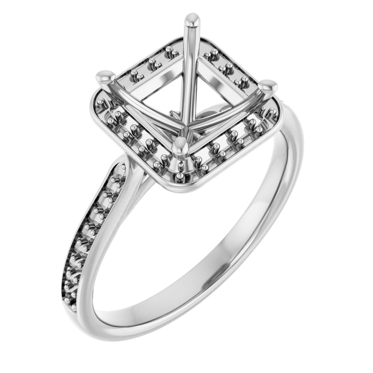 Halo-Style Engagement Ring