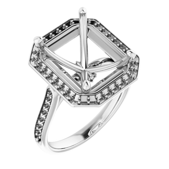 Halo-Style Engagement Ring