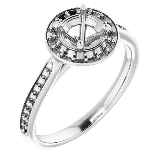 Halo-Style Engagement Ring