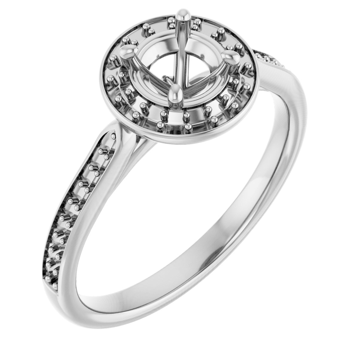 Halo-Style Engagement Ring