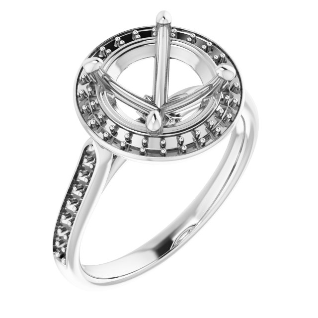 Halo-Style Engagement Ring