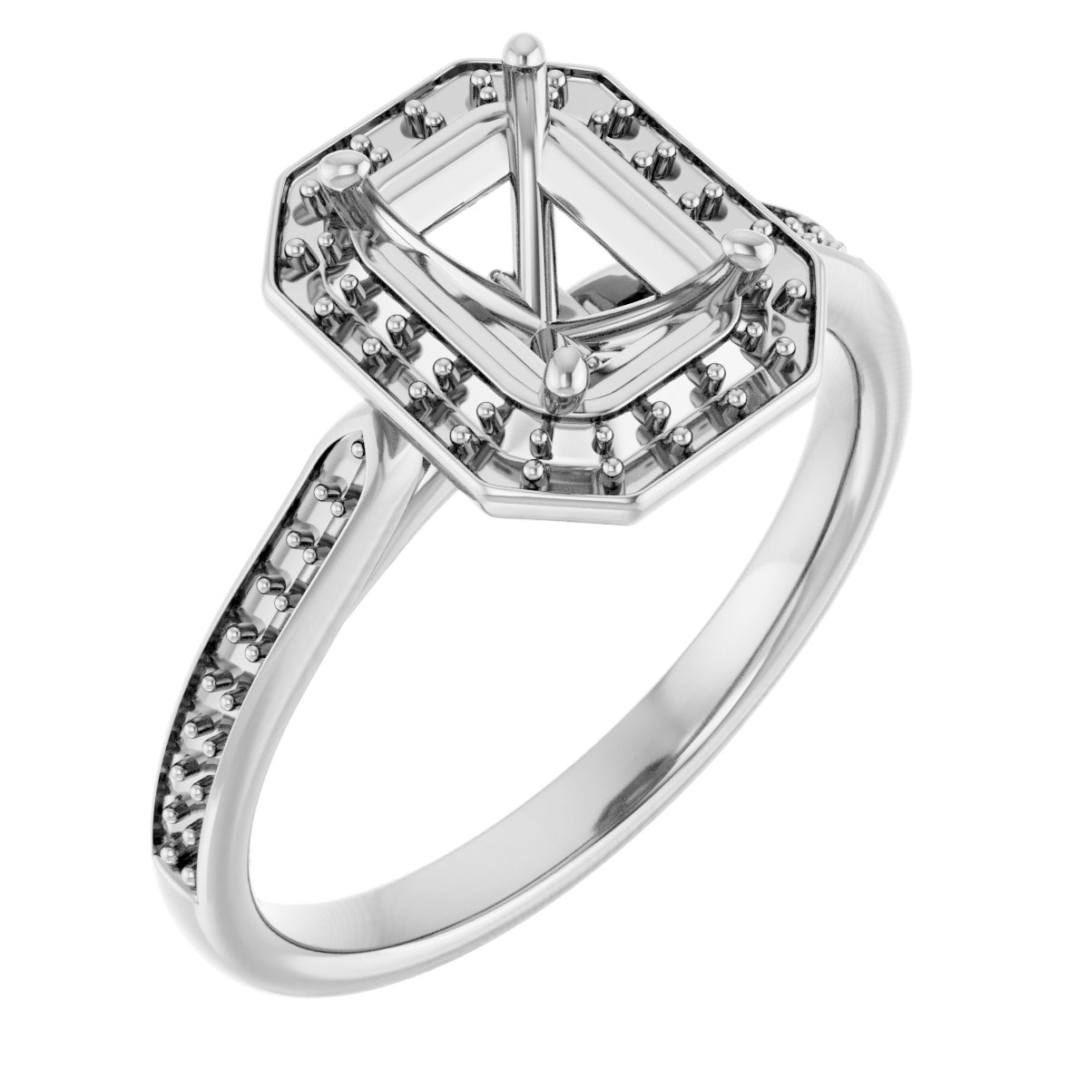 Halo-Style Engagement Ring