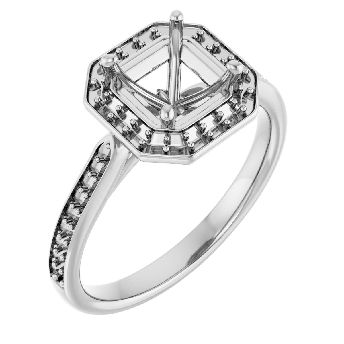 Halo-Style Engagement Ring