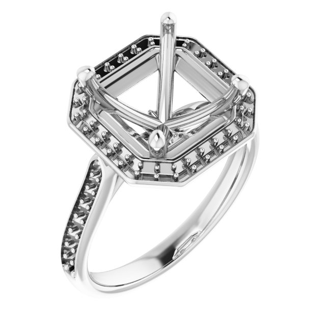 Halo-Style Engagement Ring