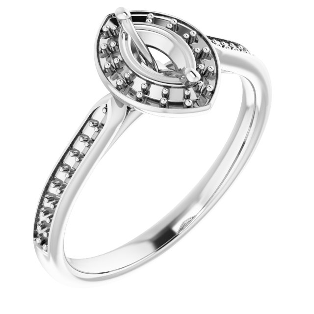 Halo-Style Engagement Ring