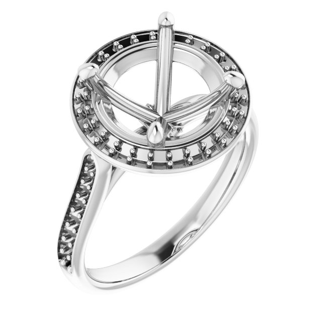 Halo-Style Engagement Ring
