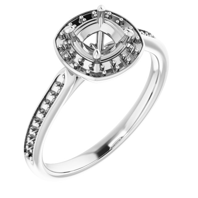 Halo-Style Engagement Ring