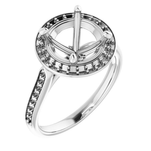 Halo-Style Engagement Ring