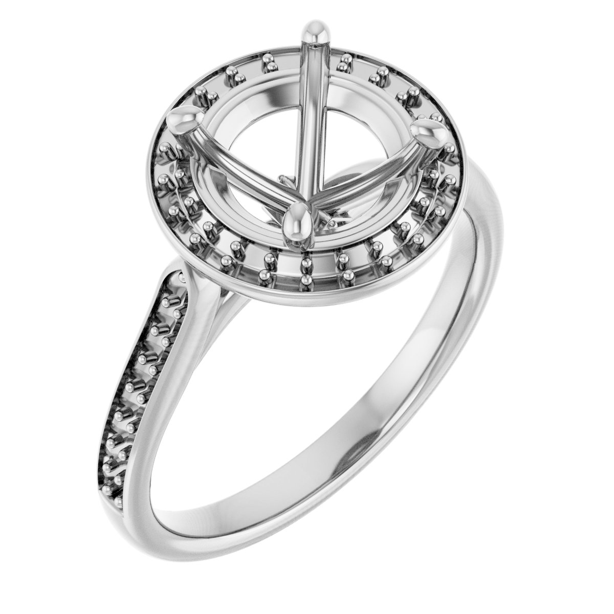 Halo-Style Engagement Ring