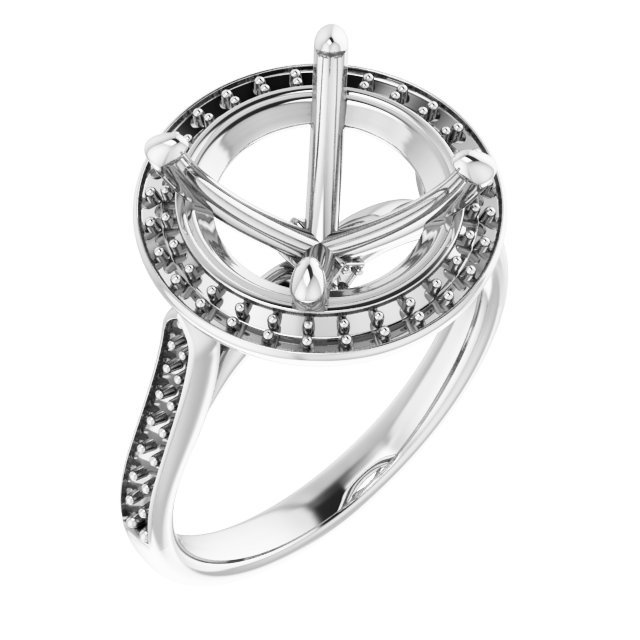 Halo-Style Engagement Ring