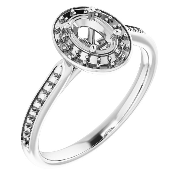Halo-Style Engagement Ring