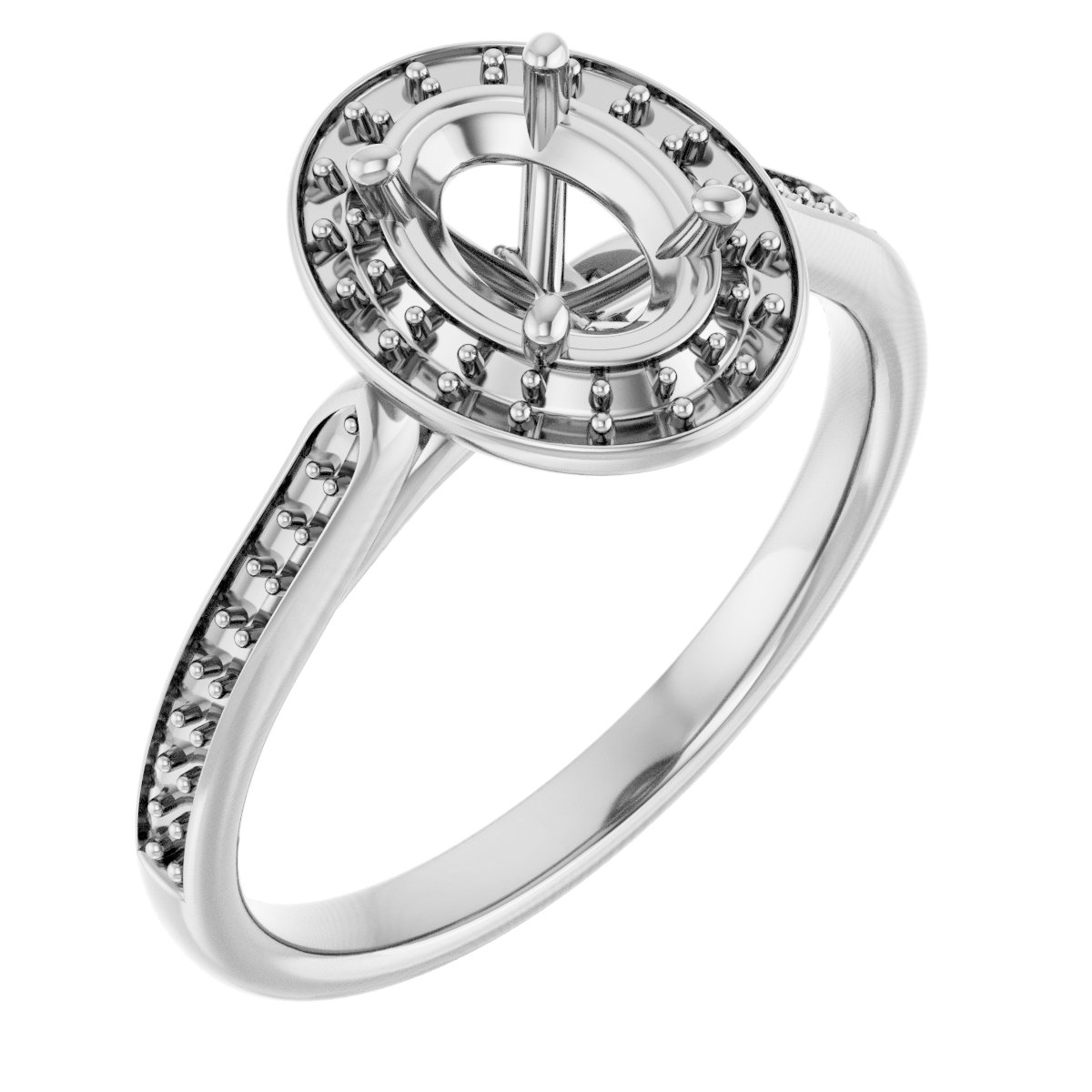 Halo-Style Engagement Ring