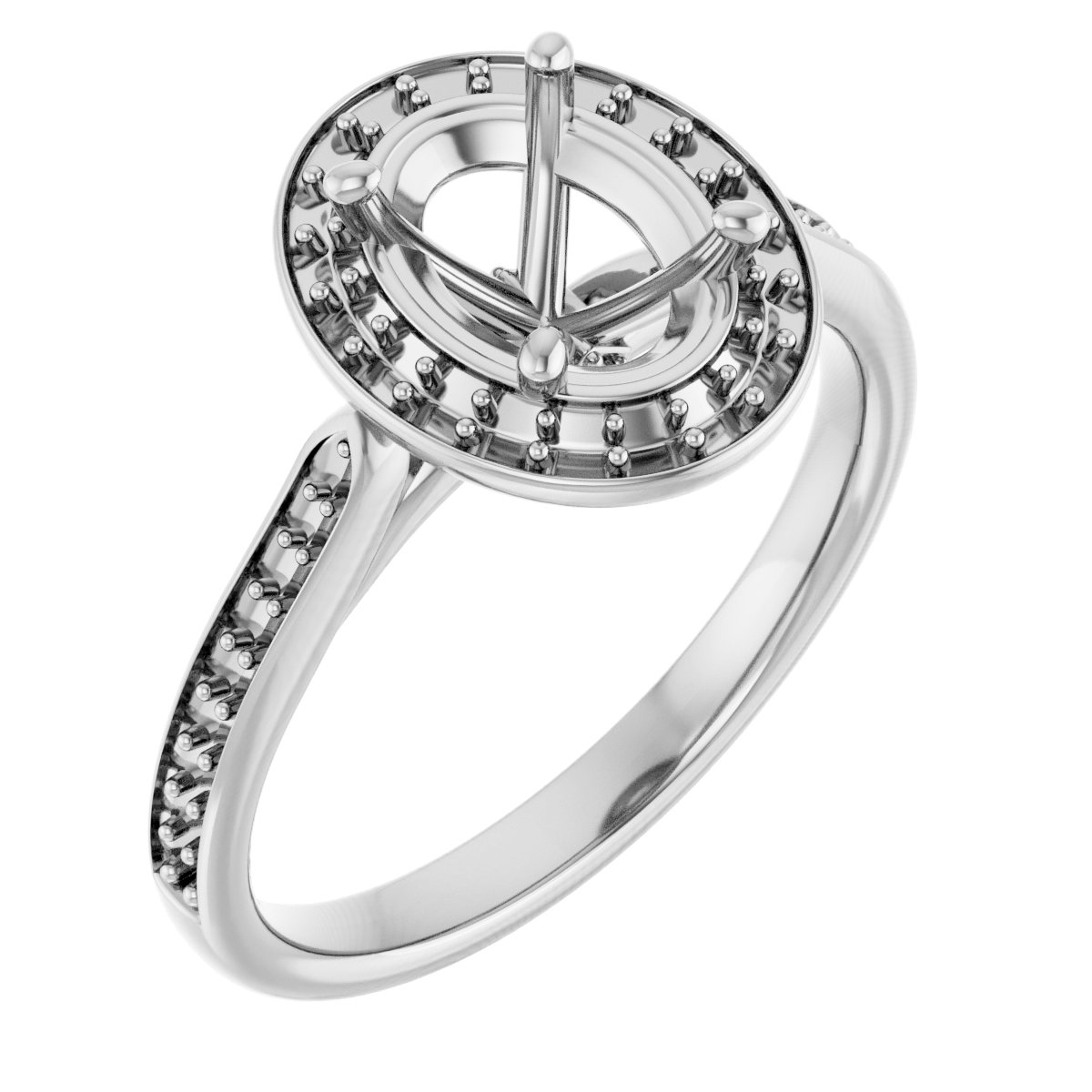 Halo-Style Engagement Ring