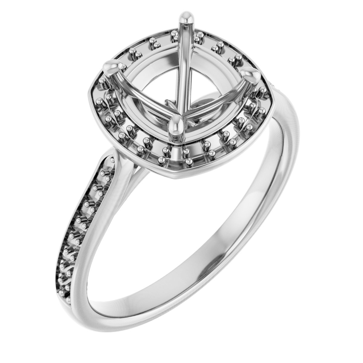 Halo-Style Engagement Ring