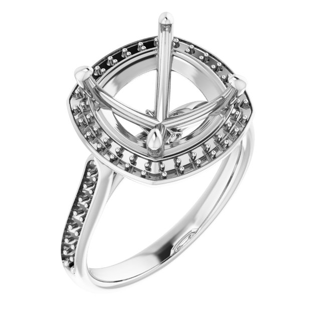 Halo-Style Engagement Ring