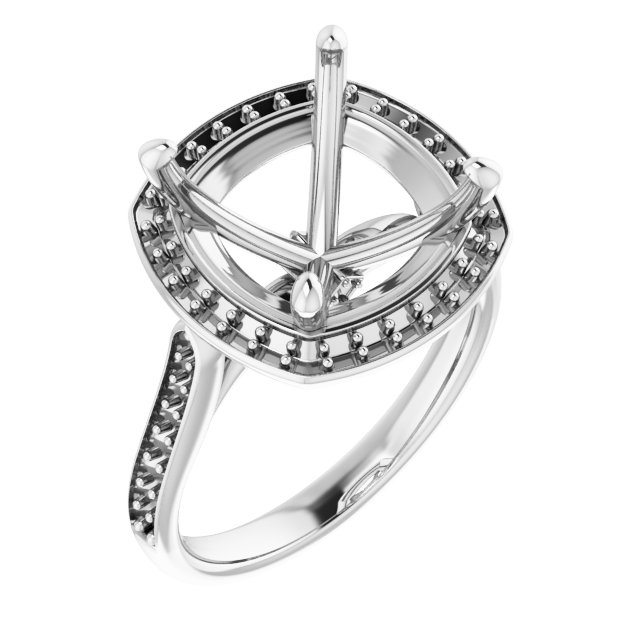 Halo-Style Engagement Ring