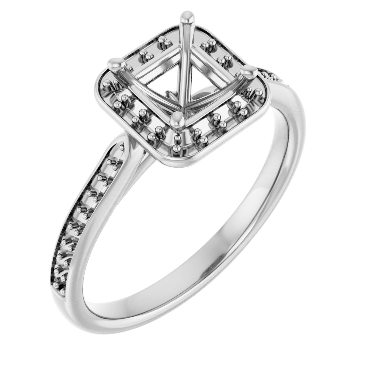 Halo-Style Engagement Ring
