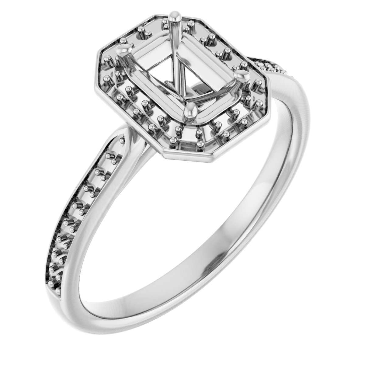 Halo-Style Engagement Ring