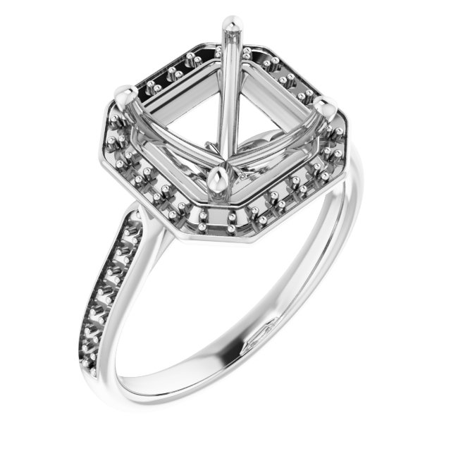 Halo-Style Engagement Ring