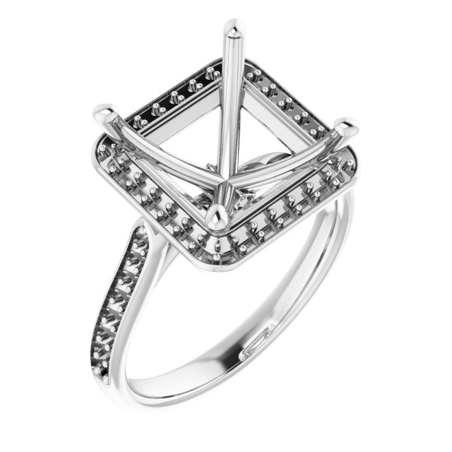 Halo-Style Engagement Ring
