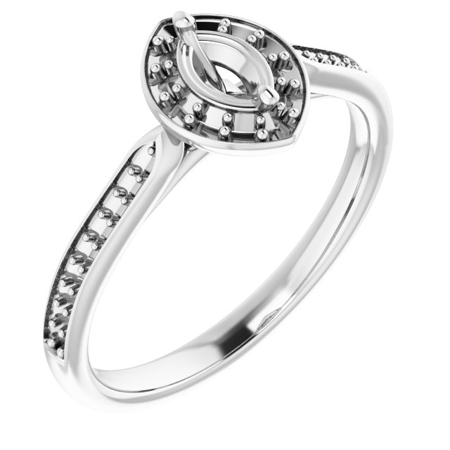 Halo-Style Engagement Ring