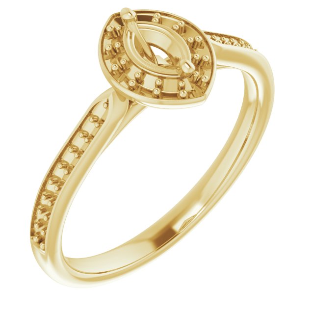14k Yellow Gold