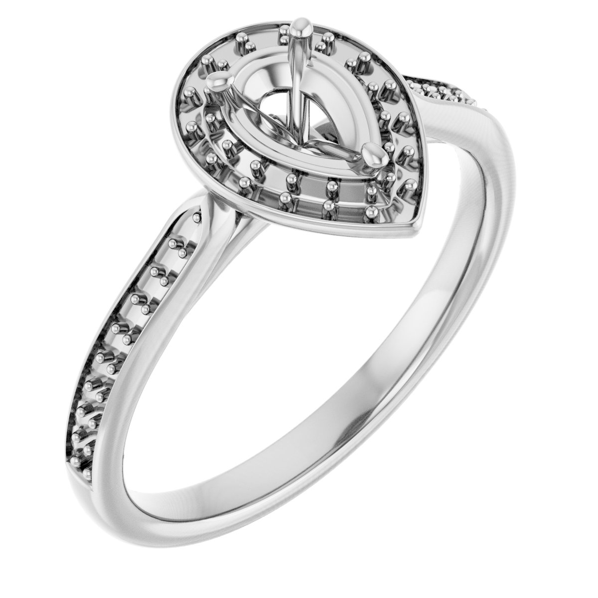 Halo-Style Engagement Ring