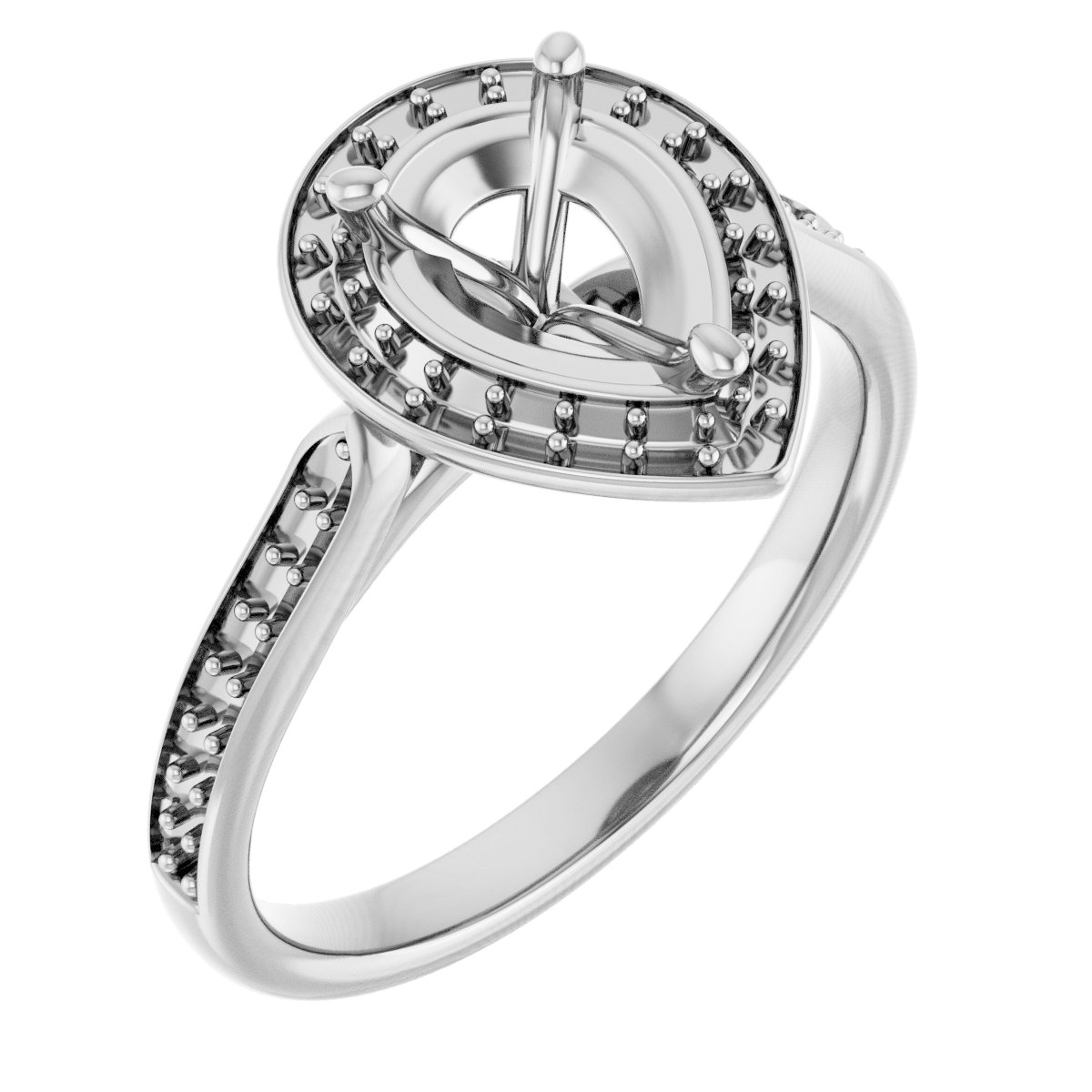 Halo-Style Engagement Ring