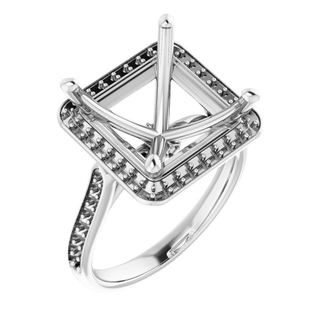 Halo-Style Engagement Ring