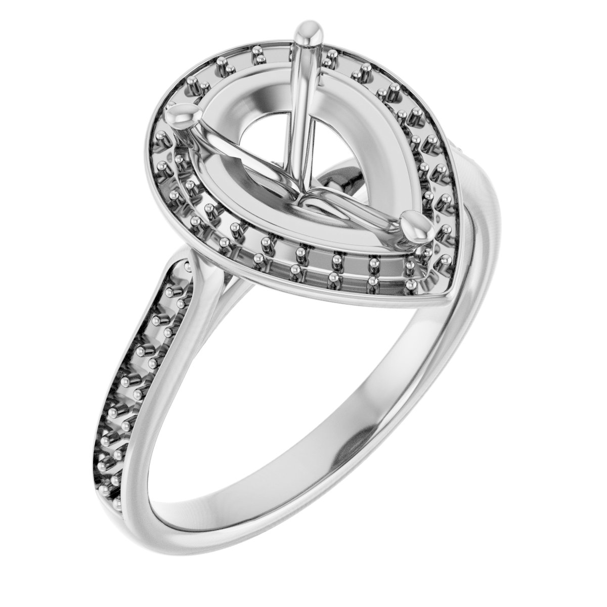 Halo-Style Engagement Ring