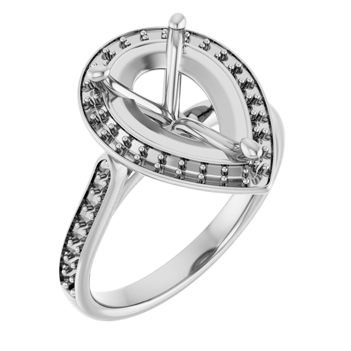 Halo-Style Engagement Ring