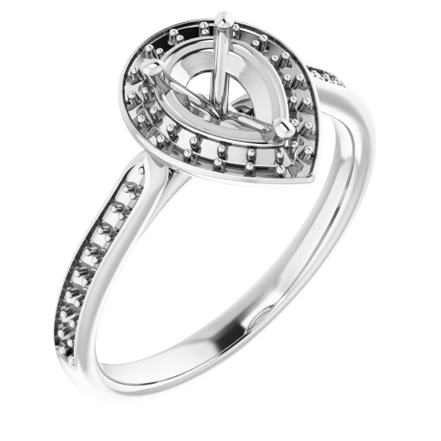 Halo-Style Engagement Ring