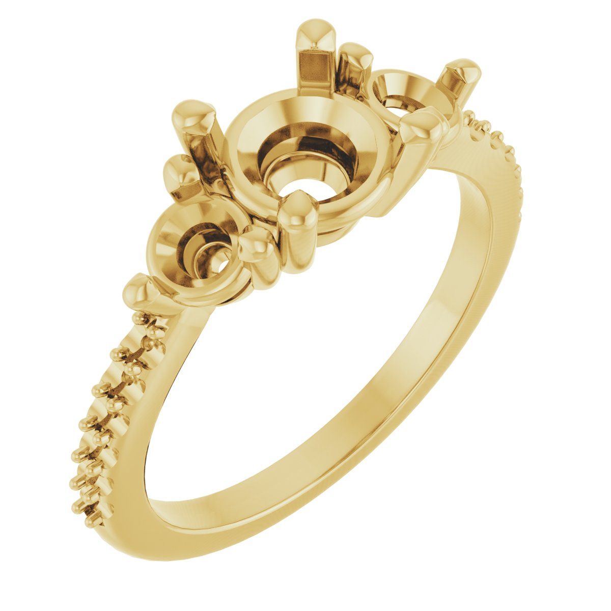 Three-Stone Engagement Ring or Band