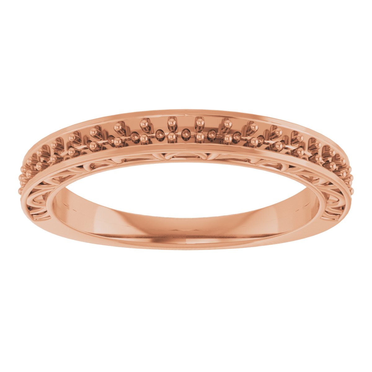 14K Rose 1/3 CTW Diamond Anniversary Band