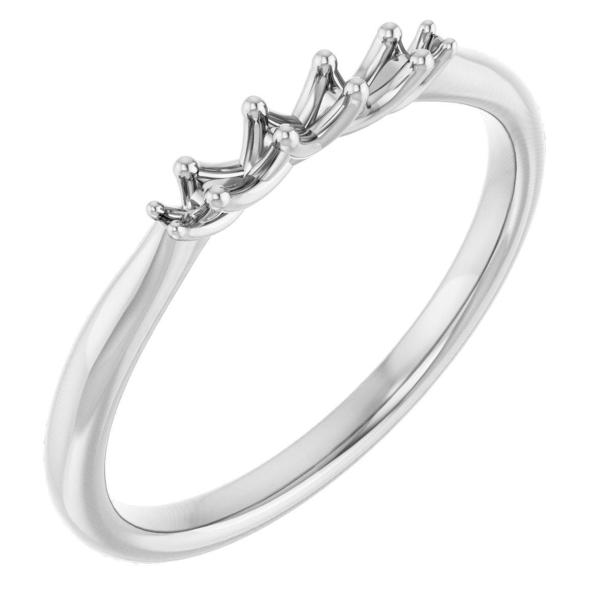 14K White 1/5 CTW Natural Diamond Anniversary Band