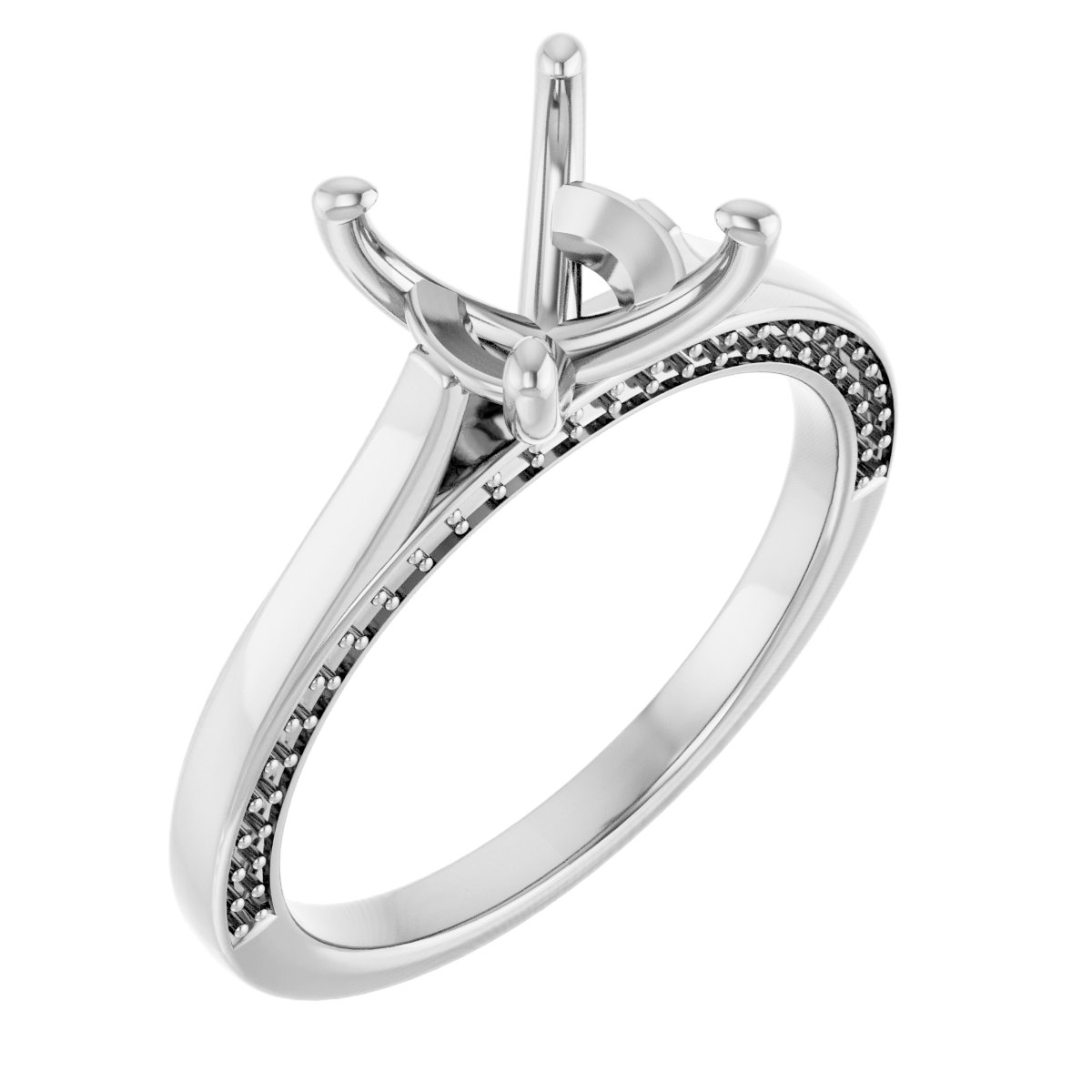 Accented Engagement Ring