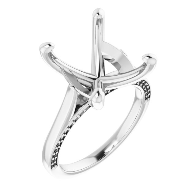 Accented Engagement Ring