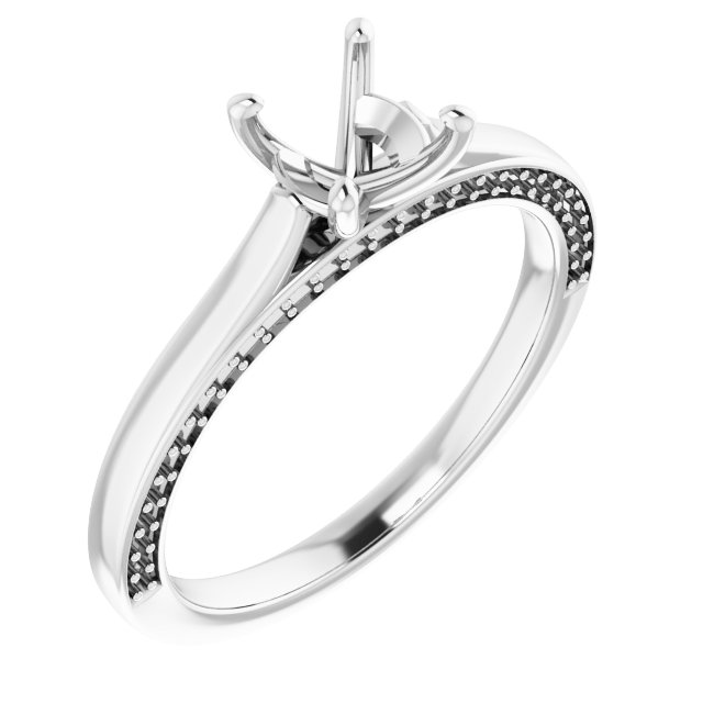 Accented Engagement Ring