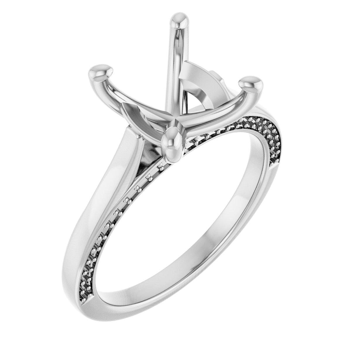 Accented Engagement Ring