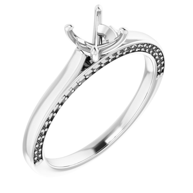 Accented Engagement Ring