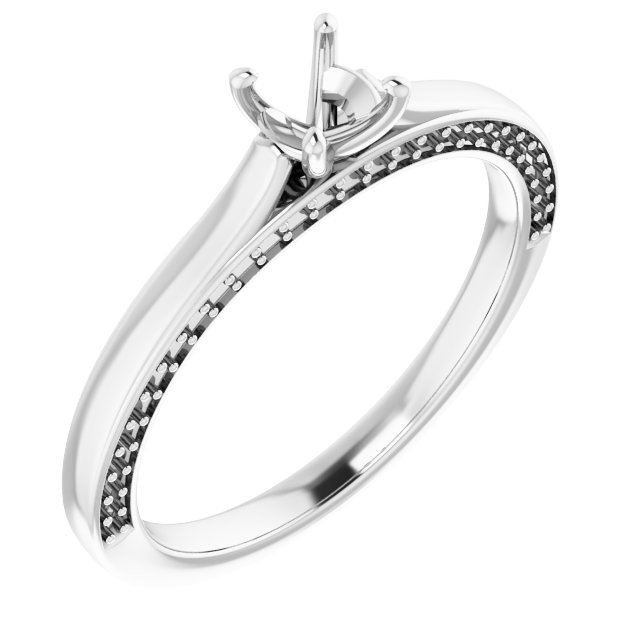 Accented Engagement Ring