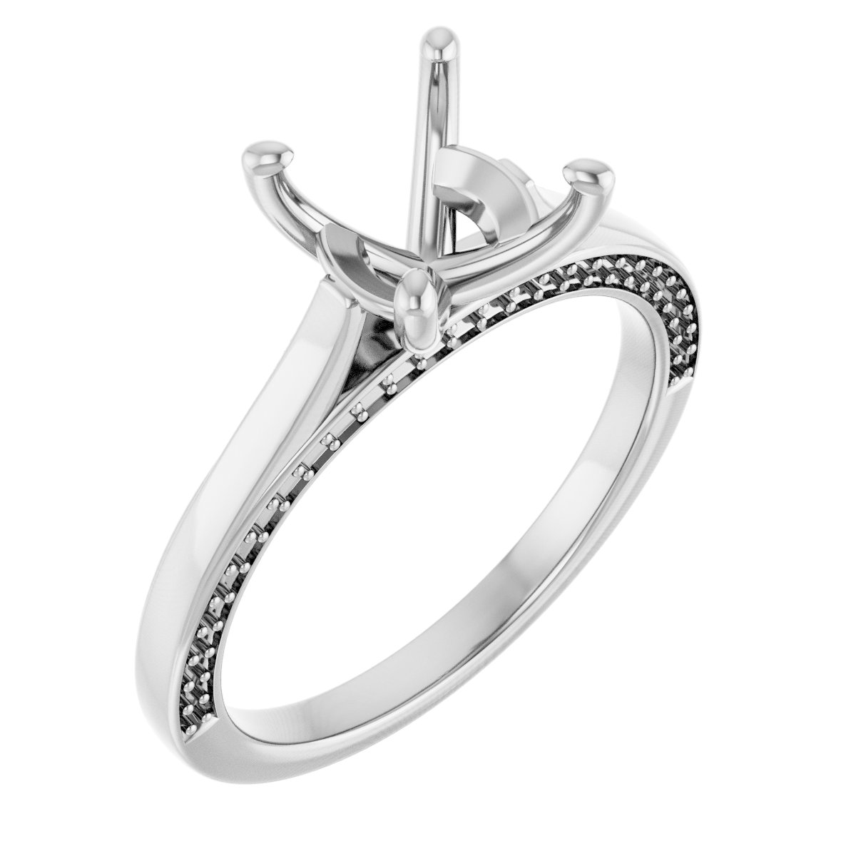Accented Engagement Ring