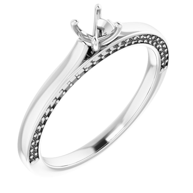 Accented Engagement Ring