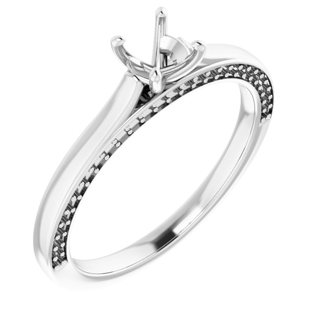 Accented Engagement Ring